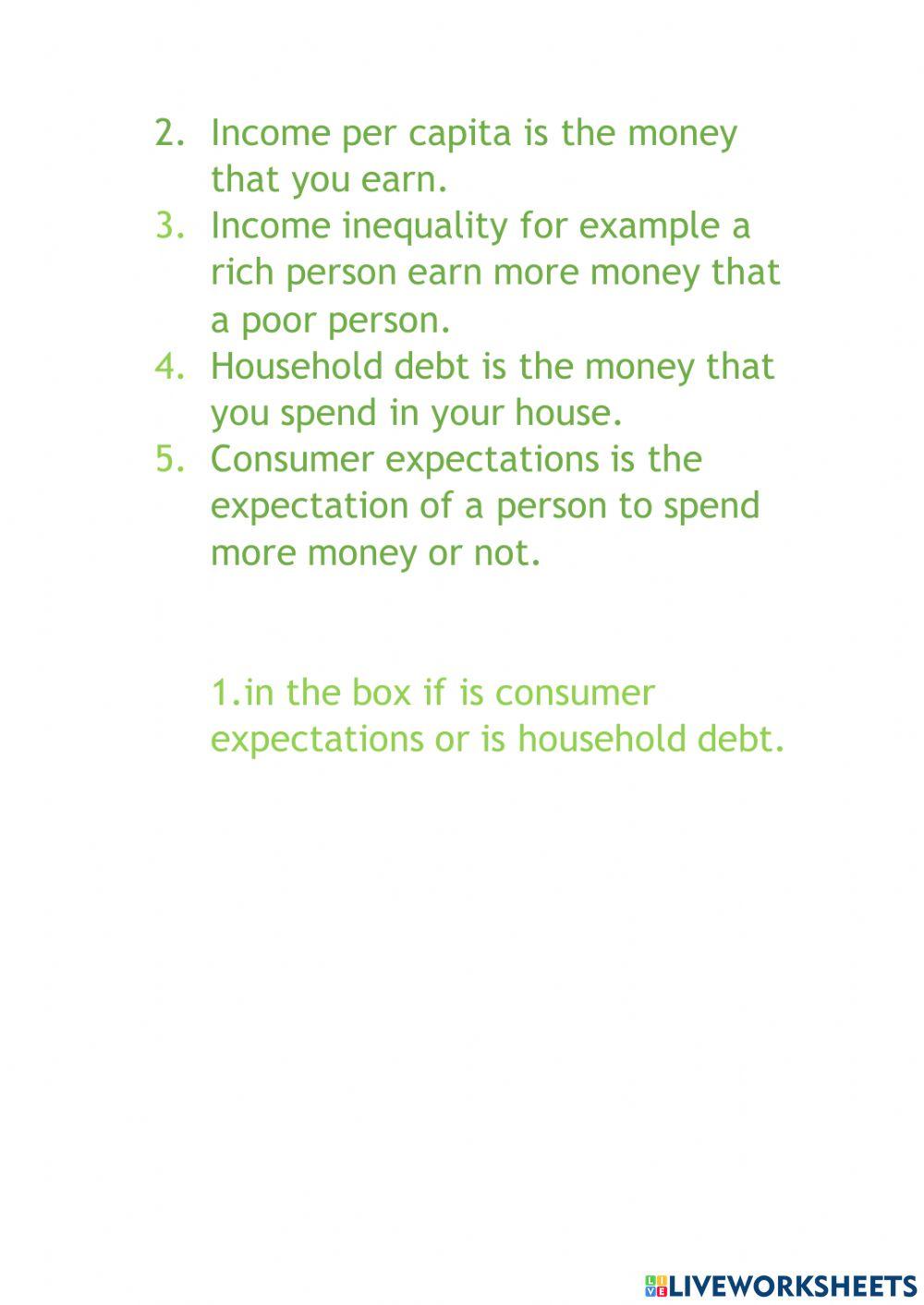 The five determinants of consumer spending