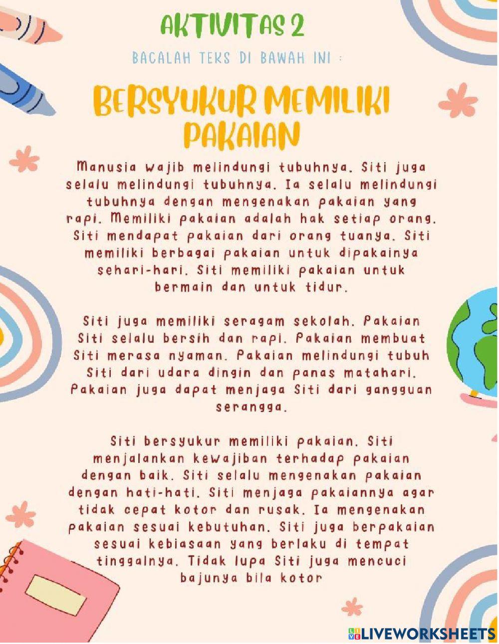 Kewajiban dan Hak (PPKn Kelas 3 Tema 4)