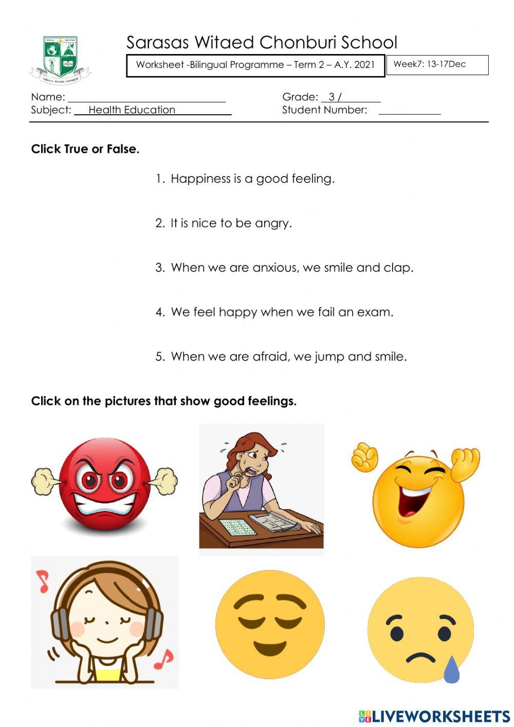 Feelings and Emotions