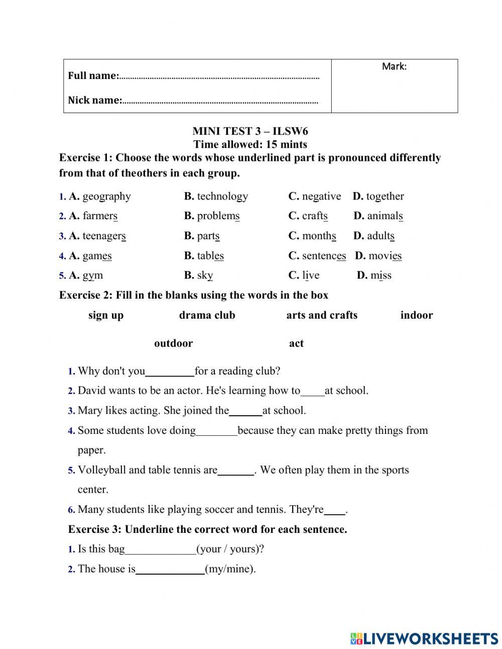 ILSW 6 15 minute test 3