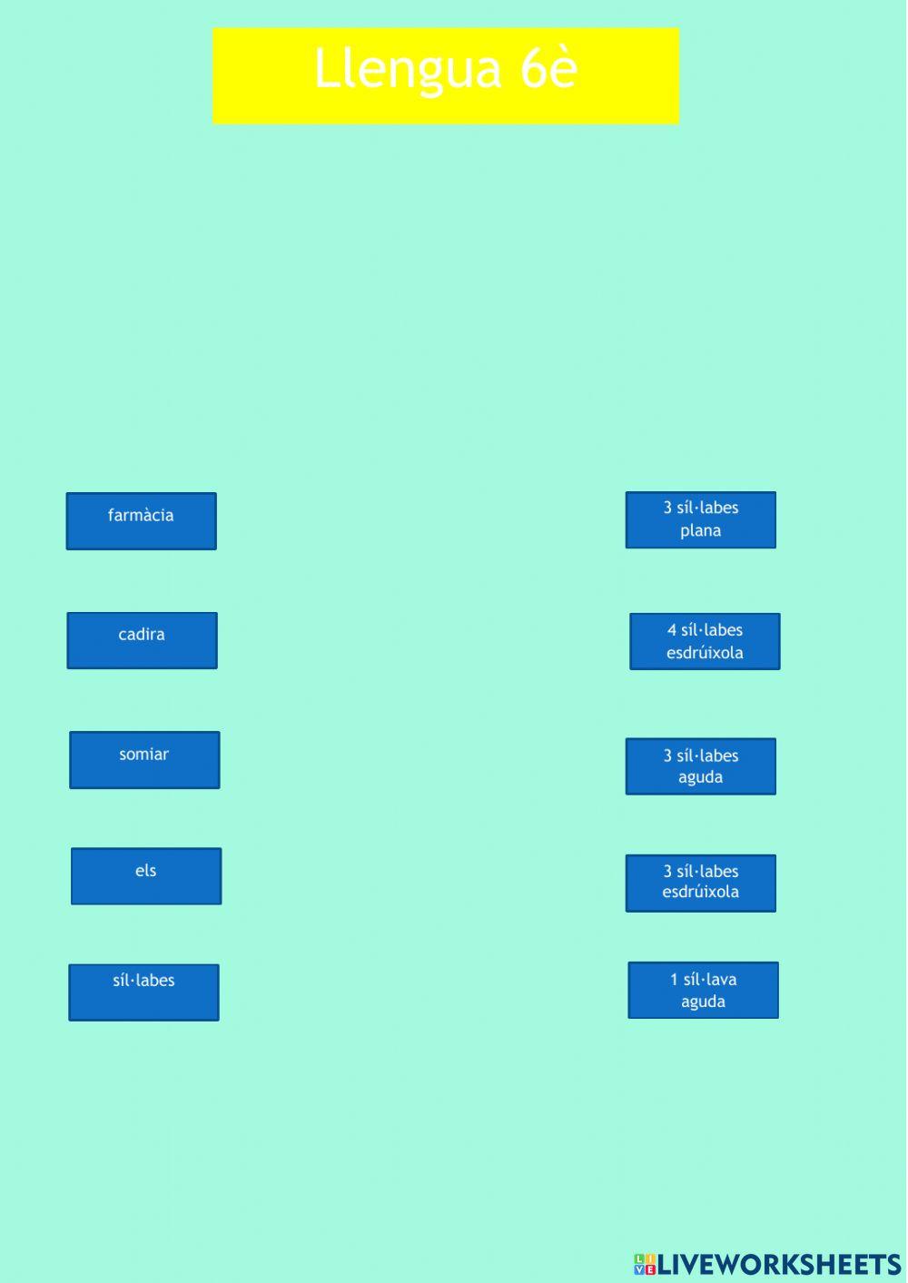 LLENGUA CATALANA 6è