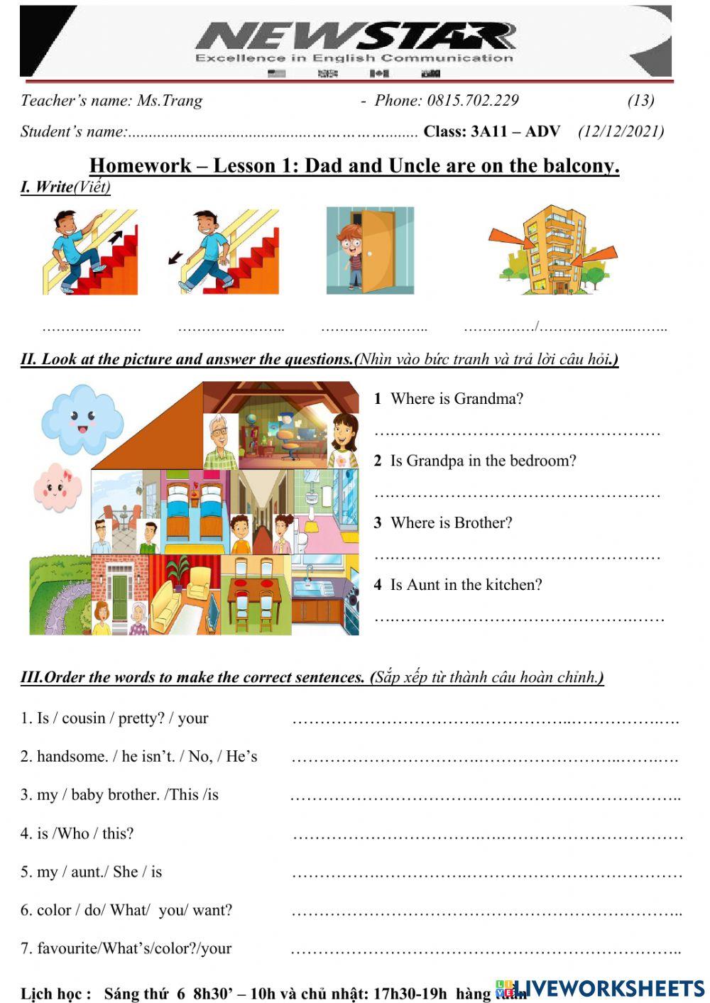 3A11-Lesson 1- Go downstairs