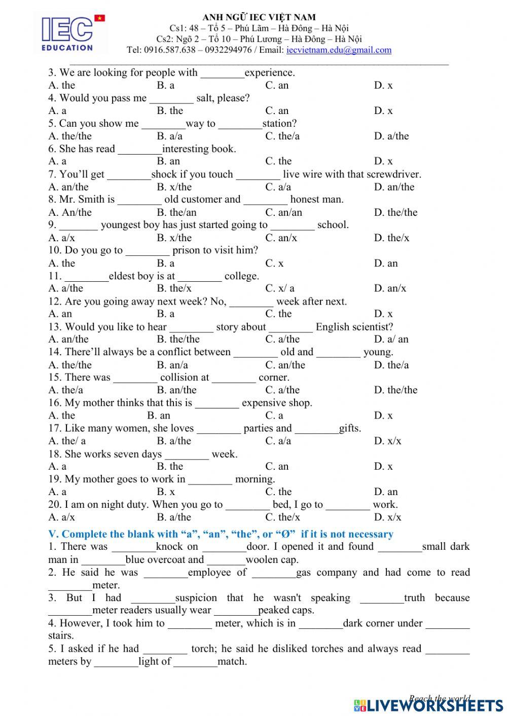 Unit 11 : Grade 6 : Our Greener World.