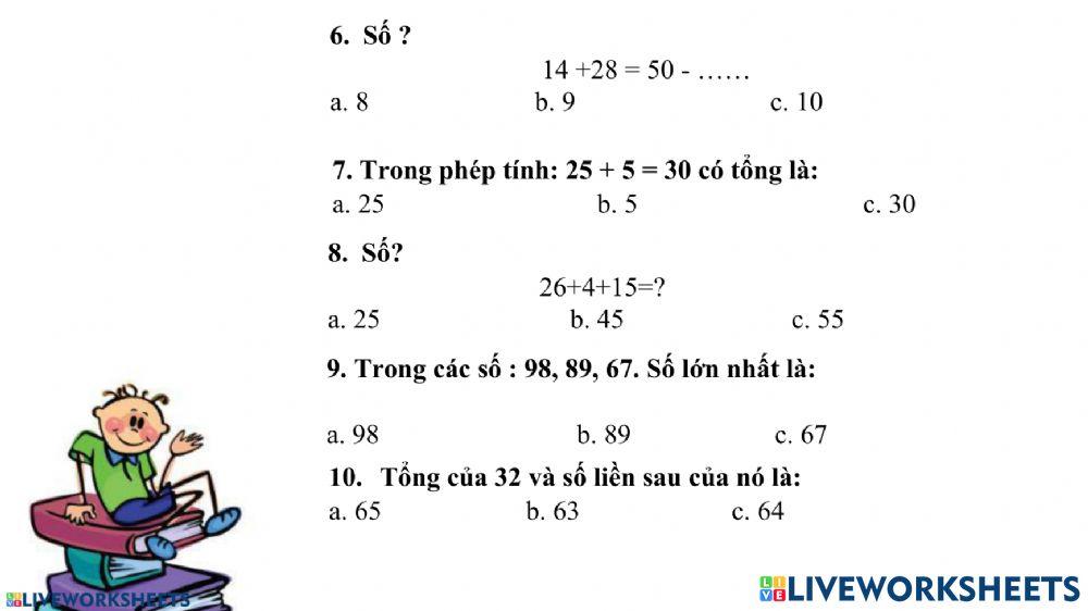 Phiếu ôn tập cuối kì