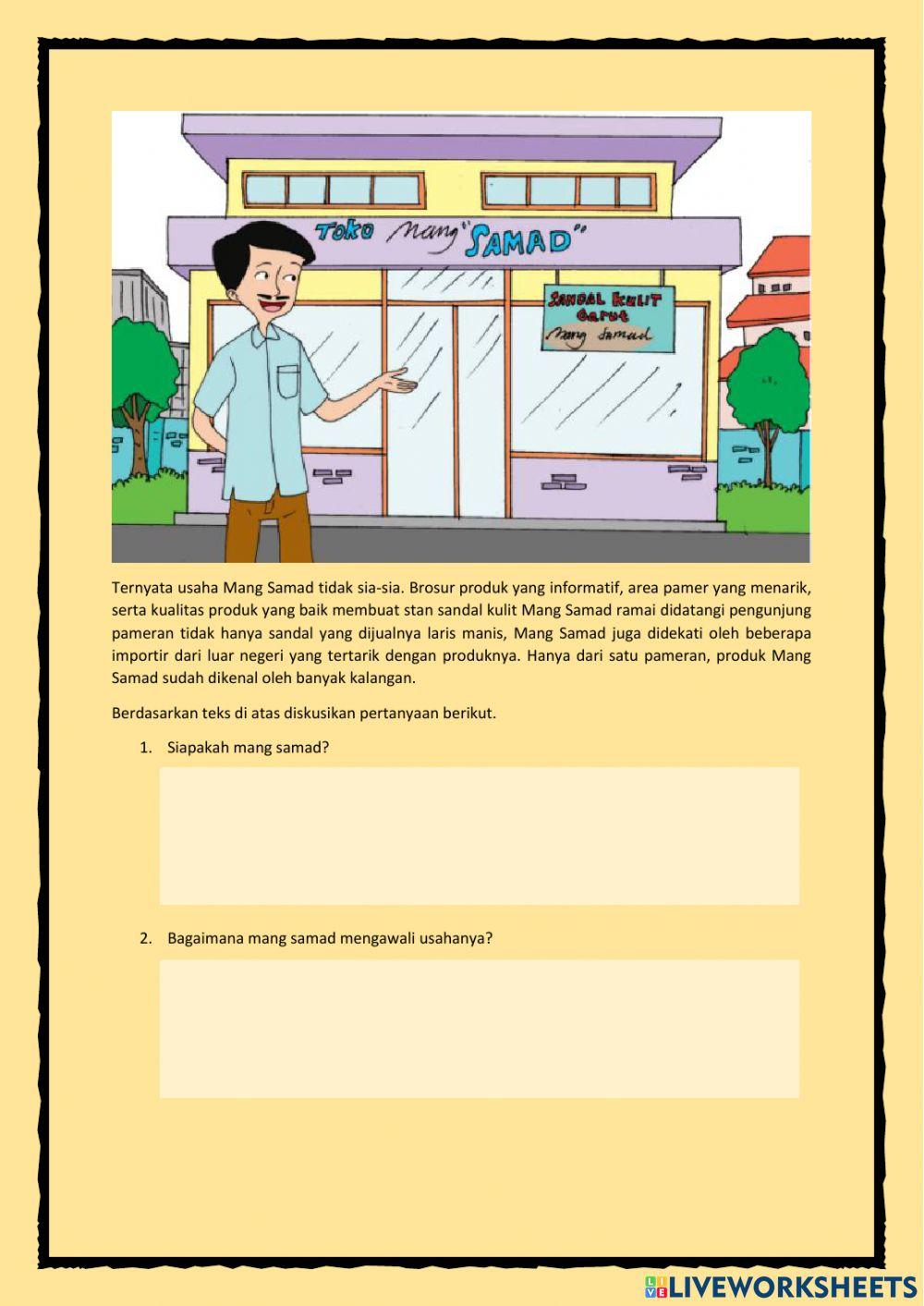 Kegiatan Literasi kelas 6 SD