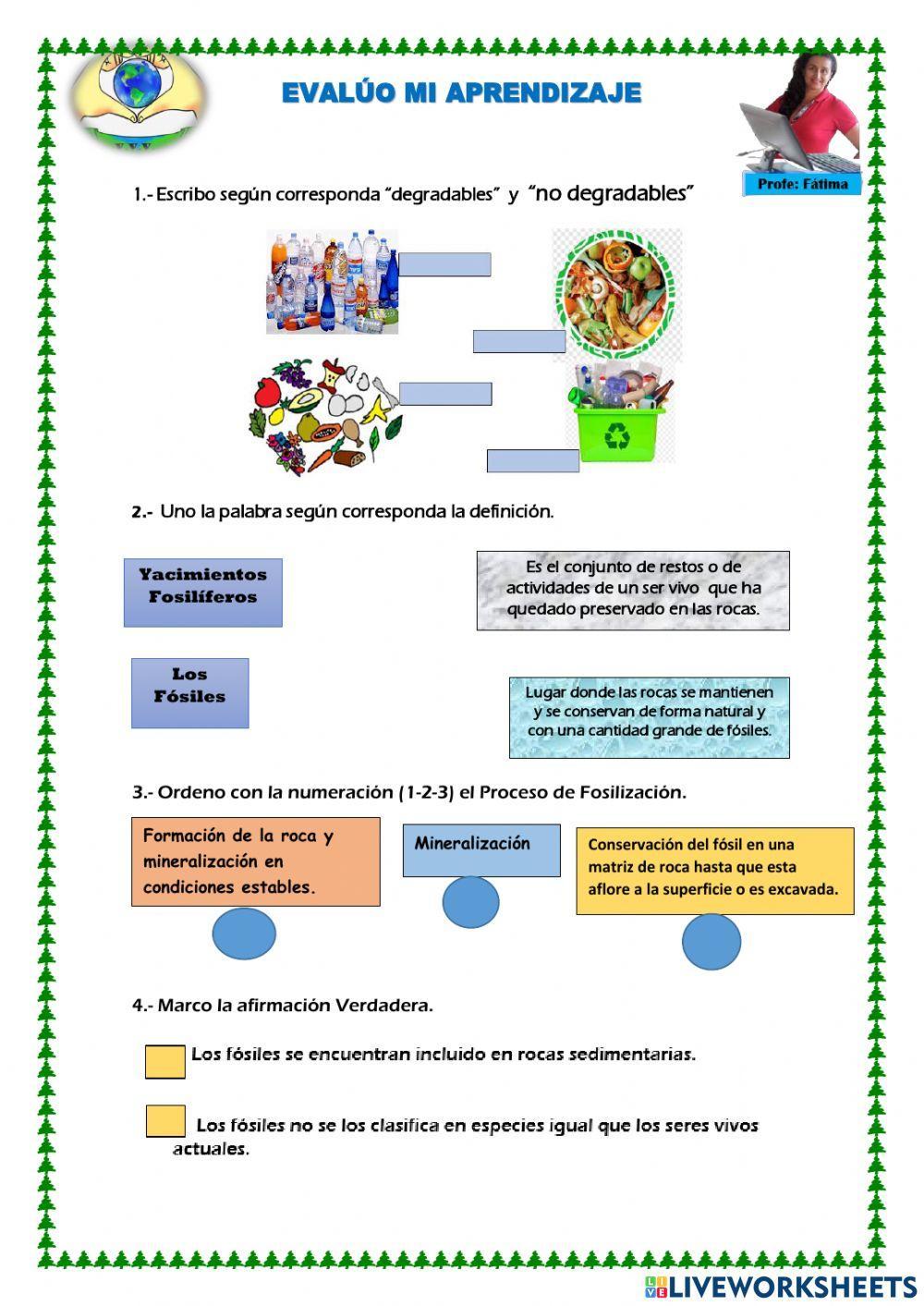 Evalúo mis conocimientos