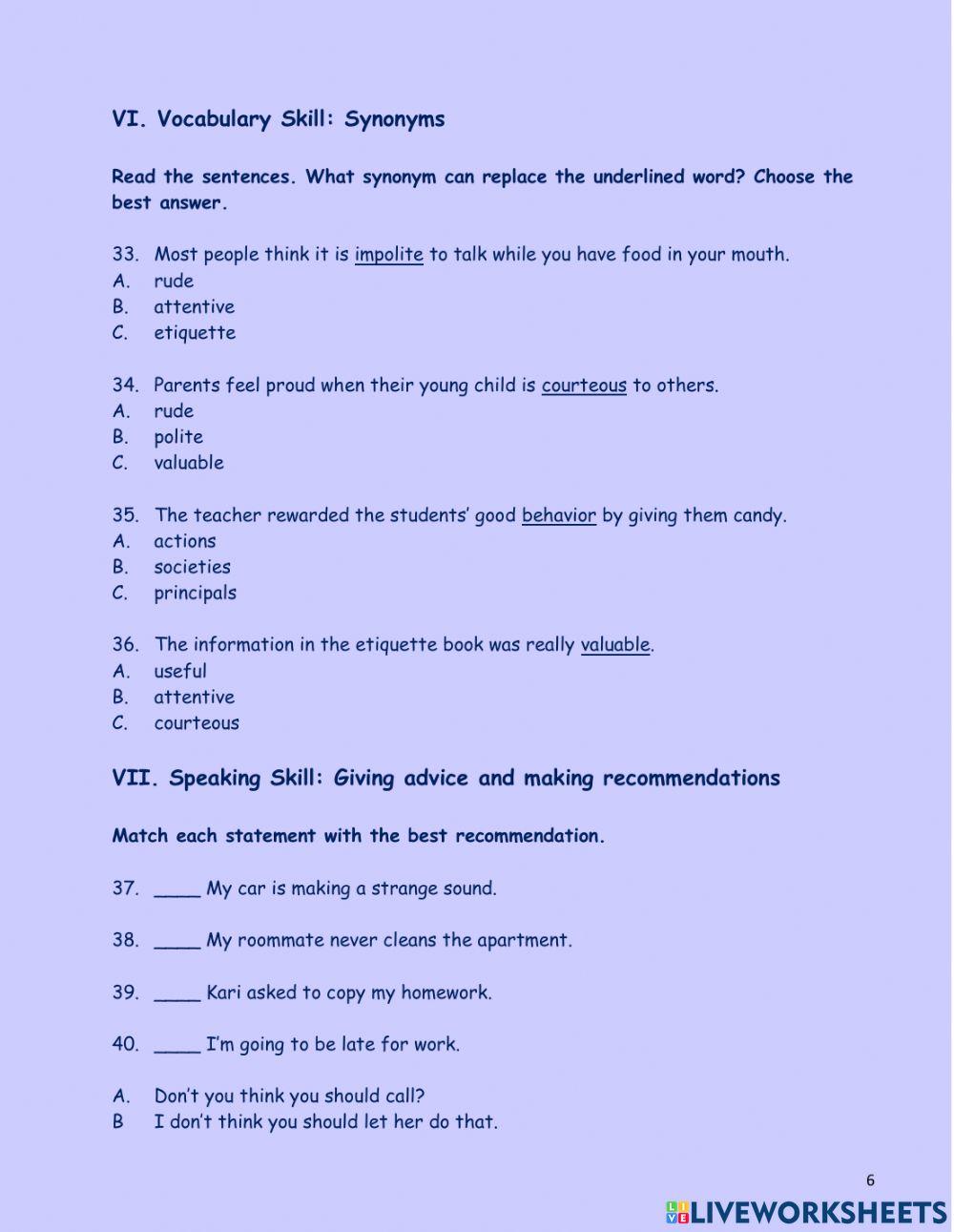 Ls bk 2 revision -unit 3