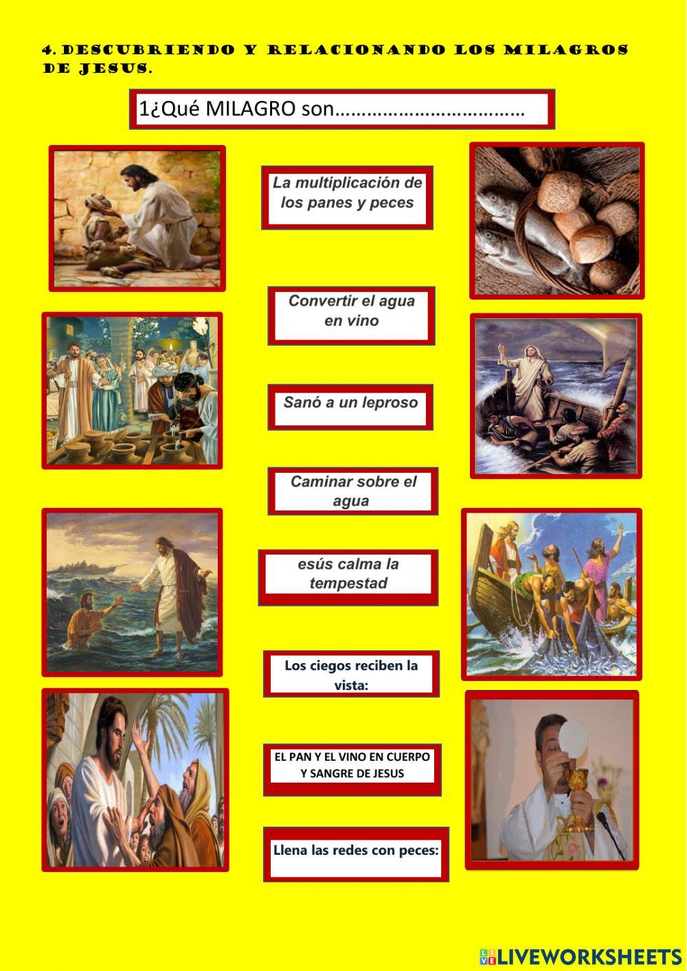 Los milagros de jesus