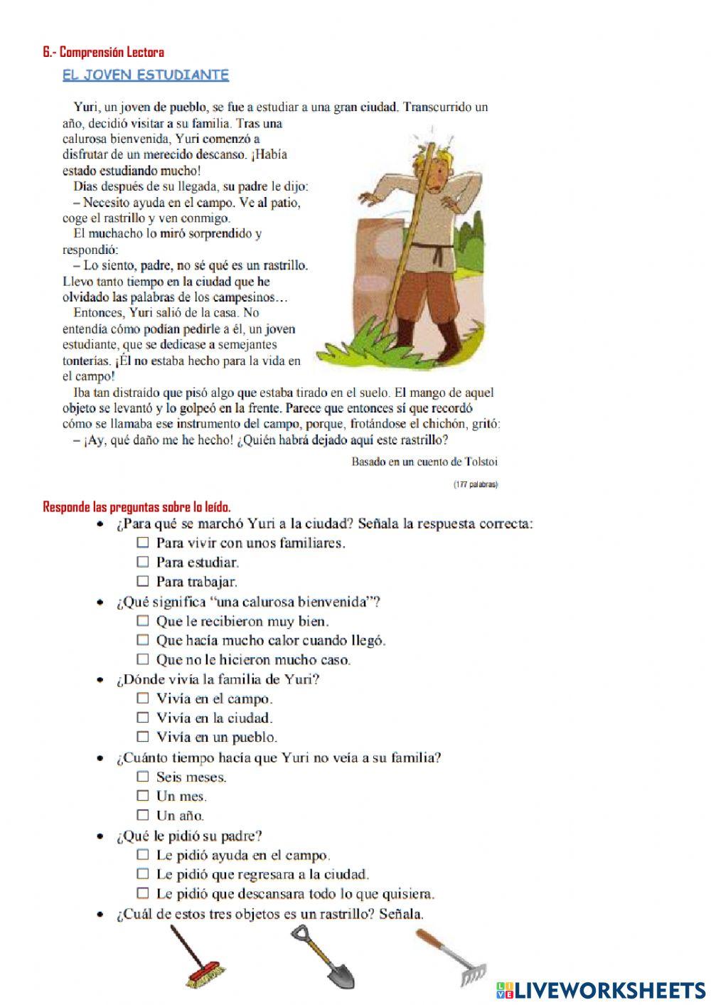 Evaluación de aspirantes a cuarto