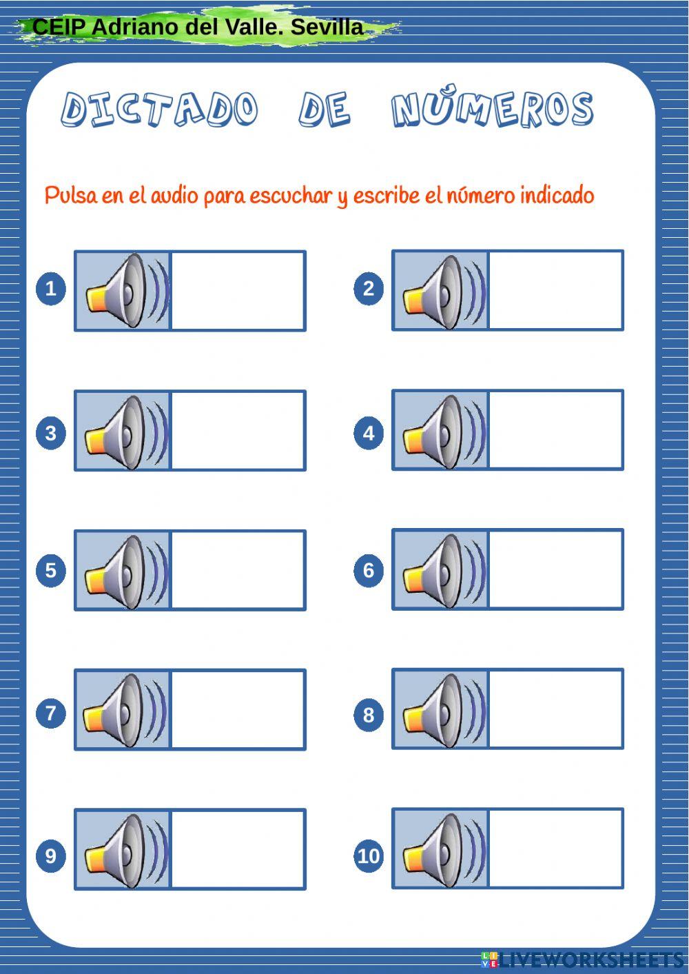 ABN Dictado de números decimales basic