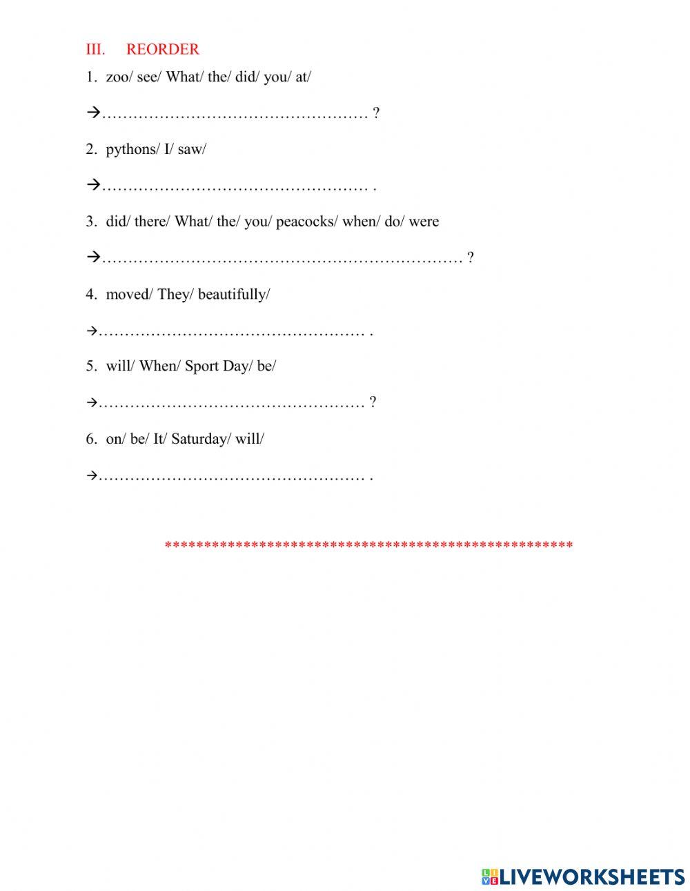 English 5 - Unit 10 - Lesson 1