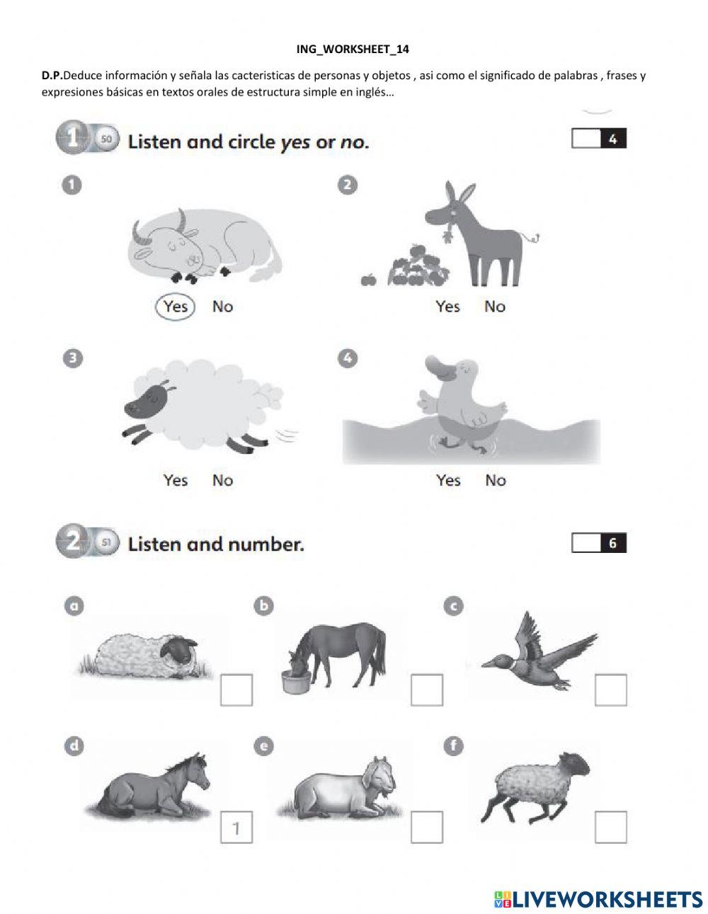 Is the animal ...? Yes , it is -No , it isn't