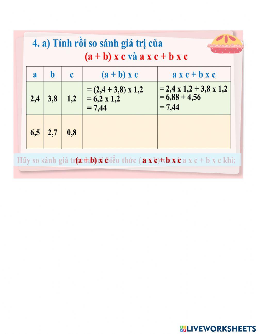 Toán bài 4a thứ hai t13