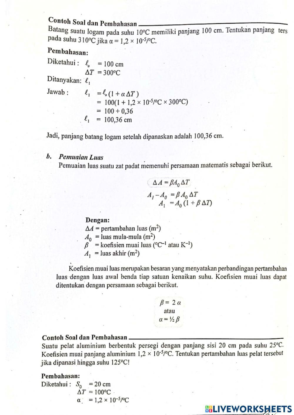 Fisika Bab 3 Pemuaian Zat
