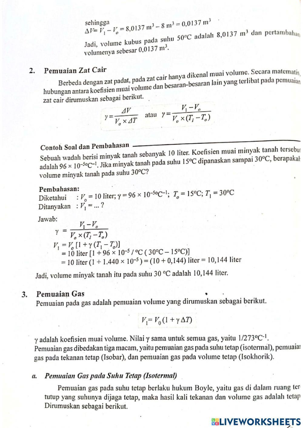 Fisika Bab 3 Pemuaian Zat
