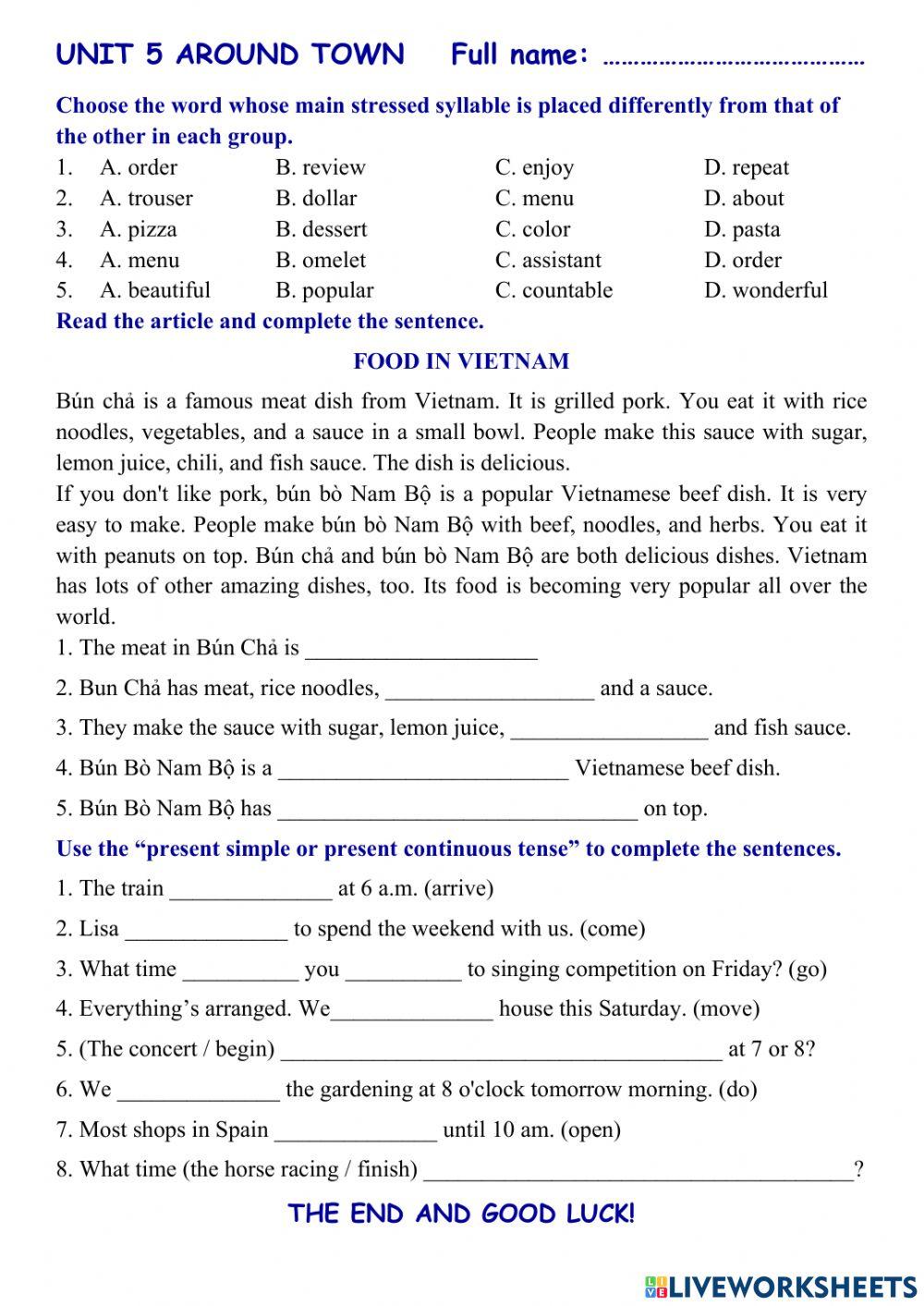 Tieng Anh Lop 6 Smart World - Unit 5