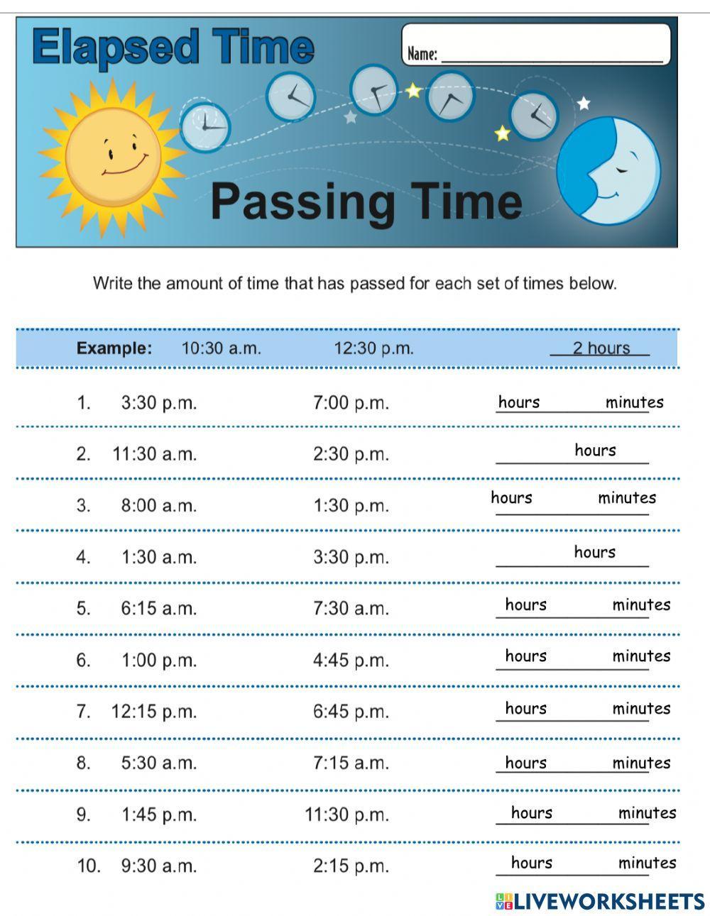 Elapsed time Elapsed time