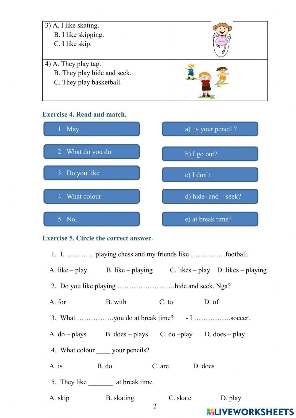 Review 1 worksheet for 3 | Live Worksheets