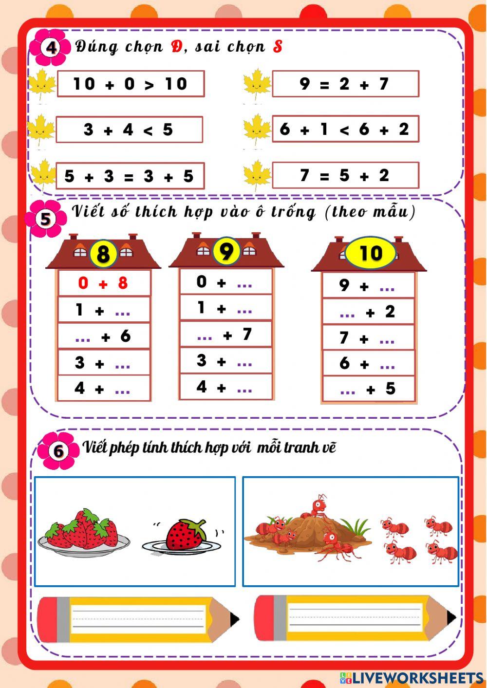 Đề test học sinh