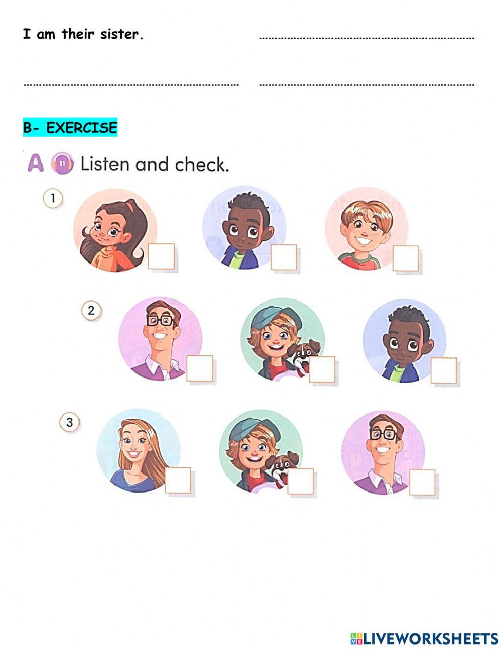 Hang Out Starter Unit 2 Family Lesson 3