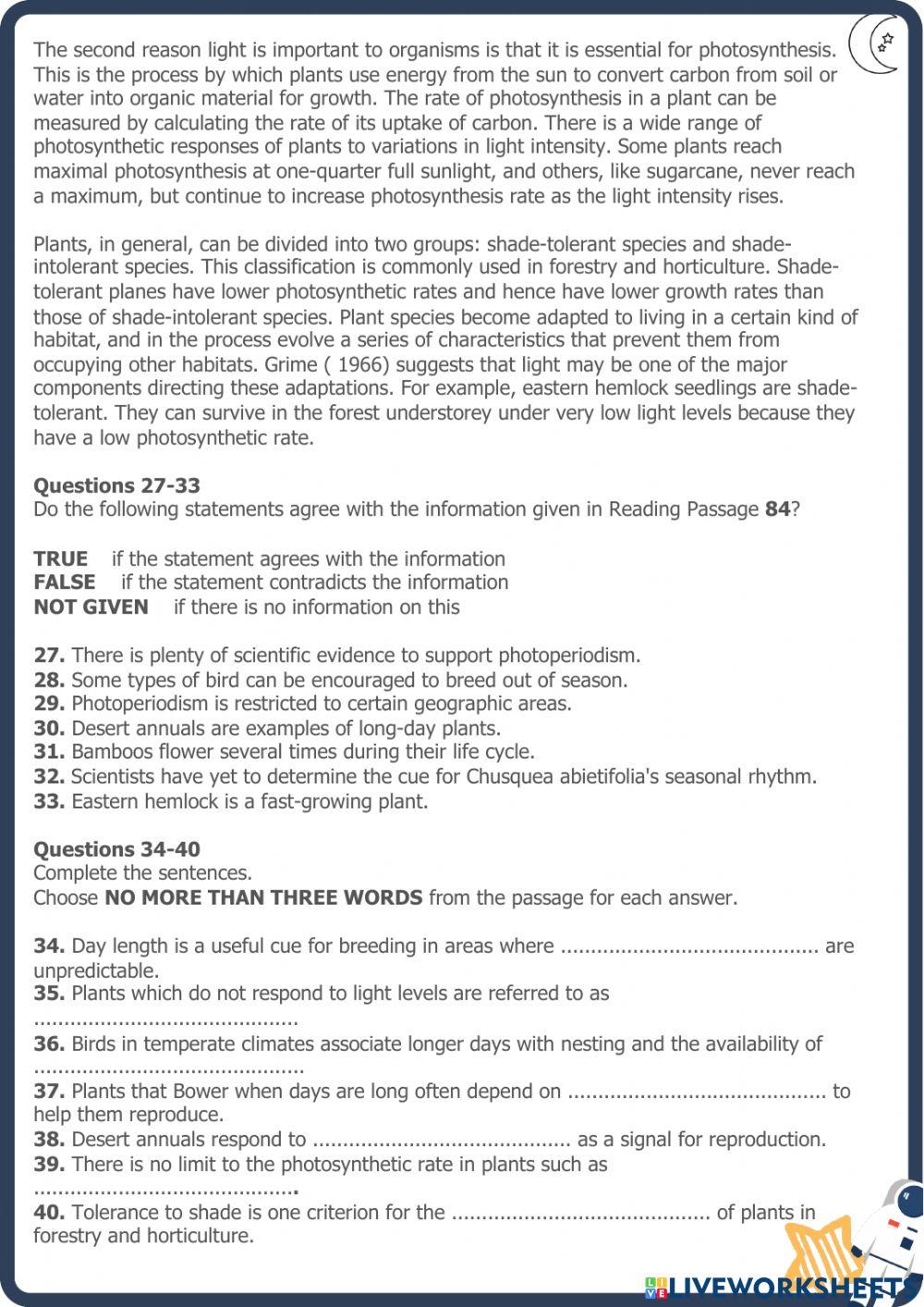 Booster 2 reading module 12 Booster 2 reading module 12