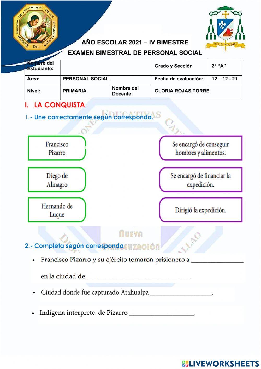 Evaluación de personal social