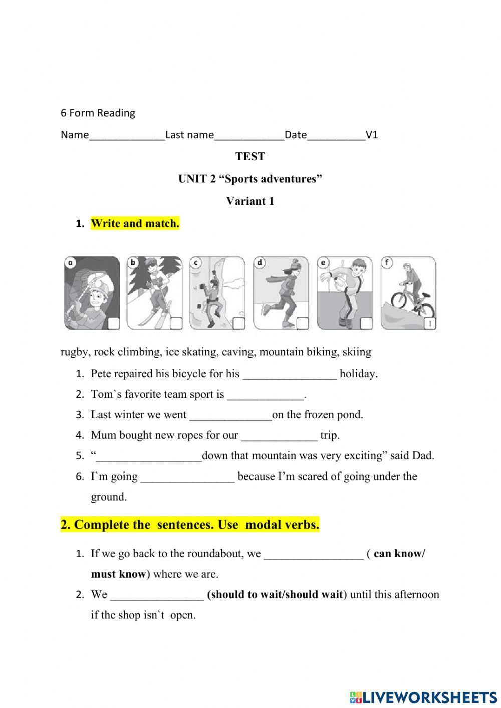 6th grade reading comprehension test
