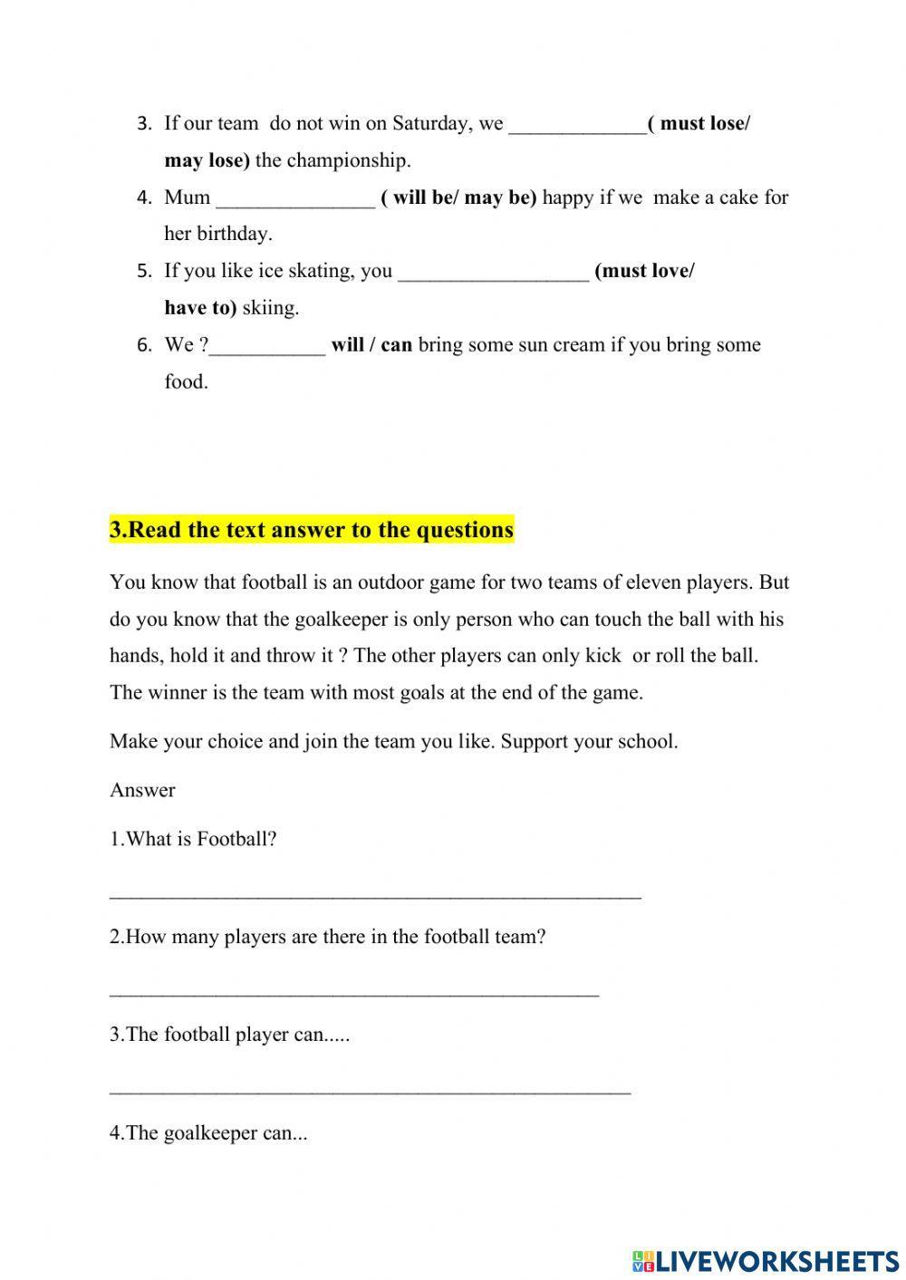 6th grade reading comprehension test