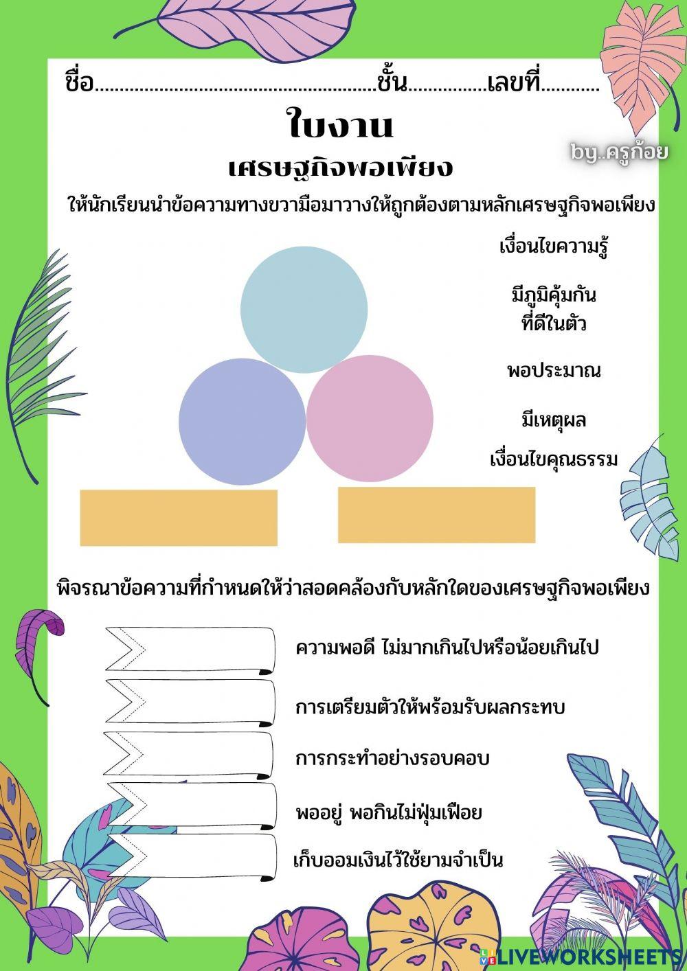 เศรษฐกิจพอดพียง