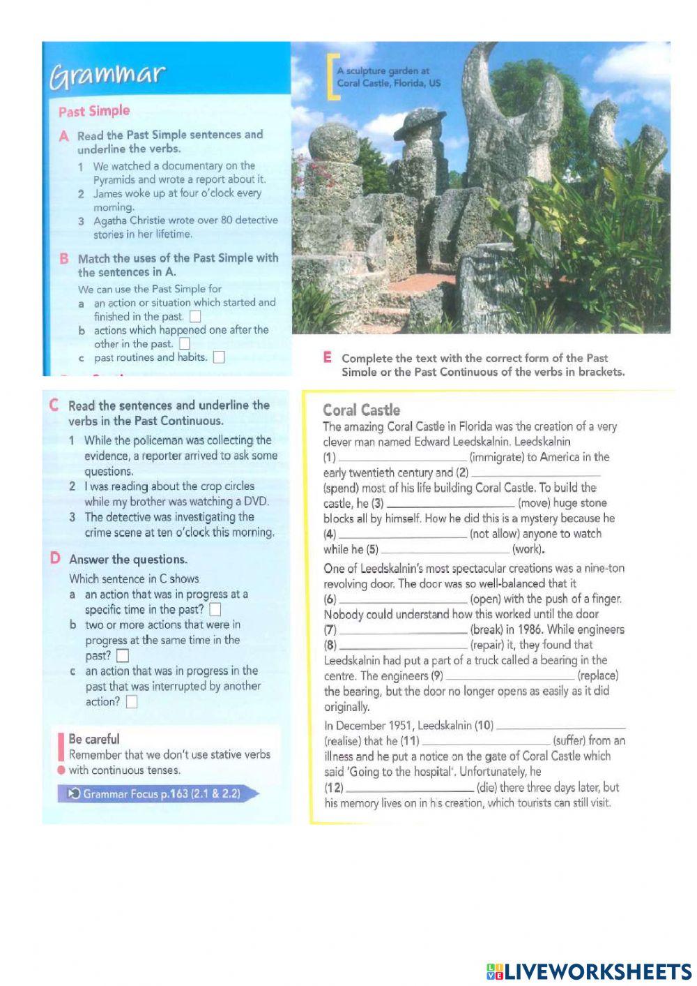 Past Simple vs Past Continuous