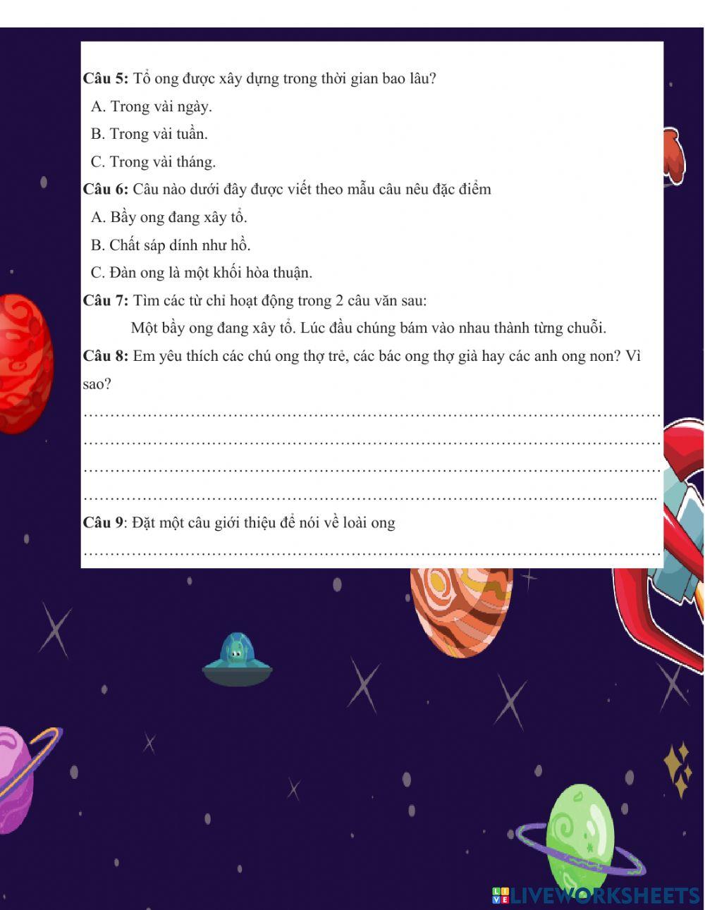 Phiếu ôn tiếng việt tuần 15