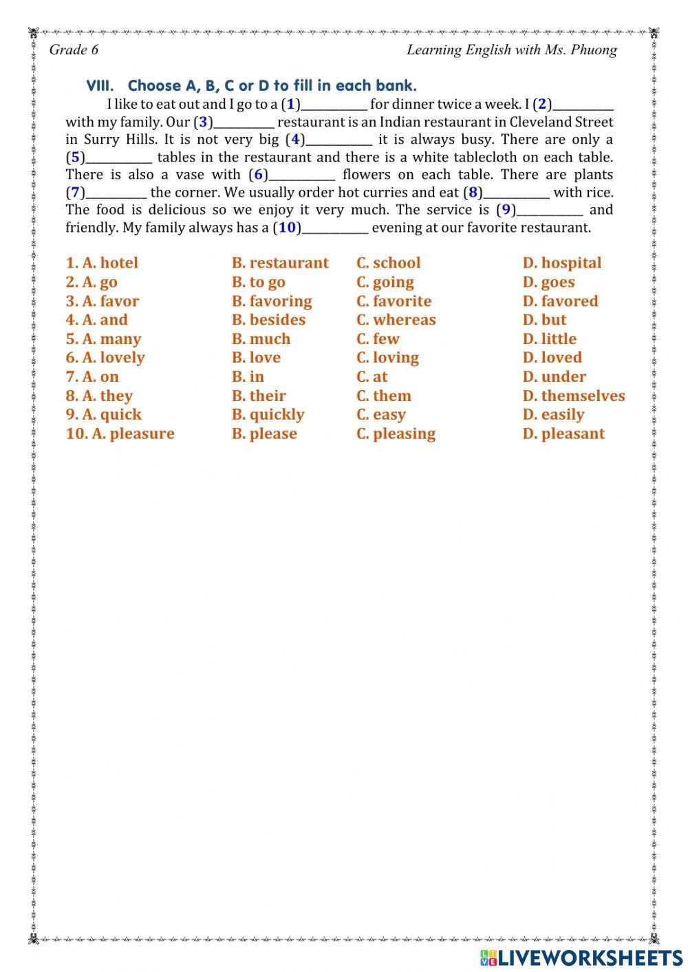 I learn smart word 6 - Unit 5