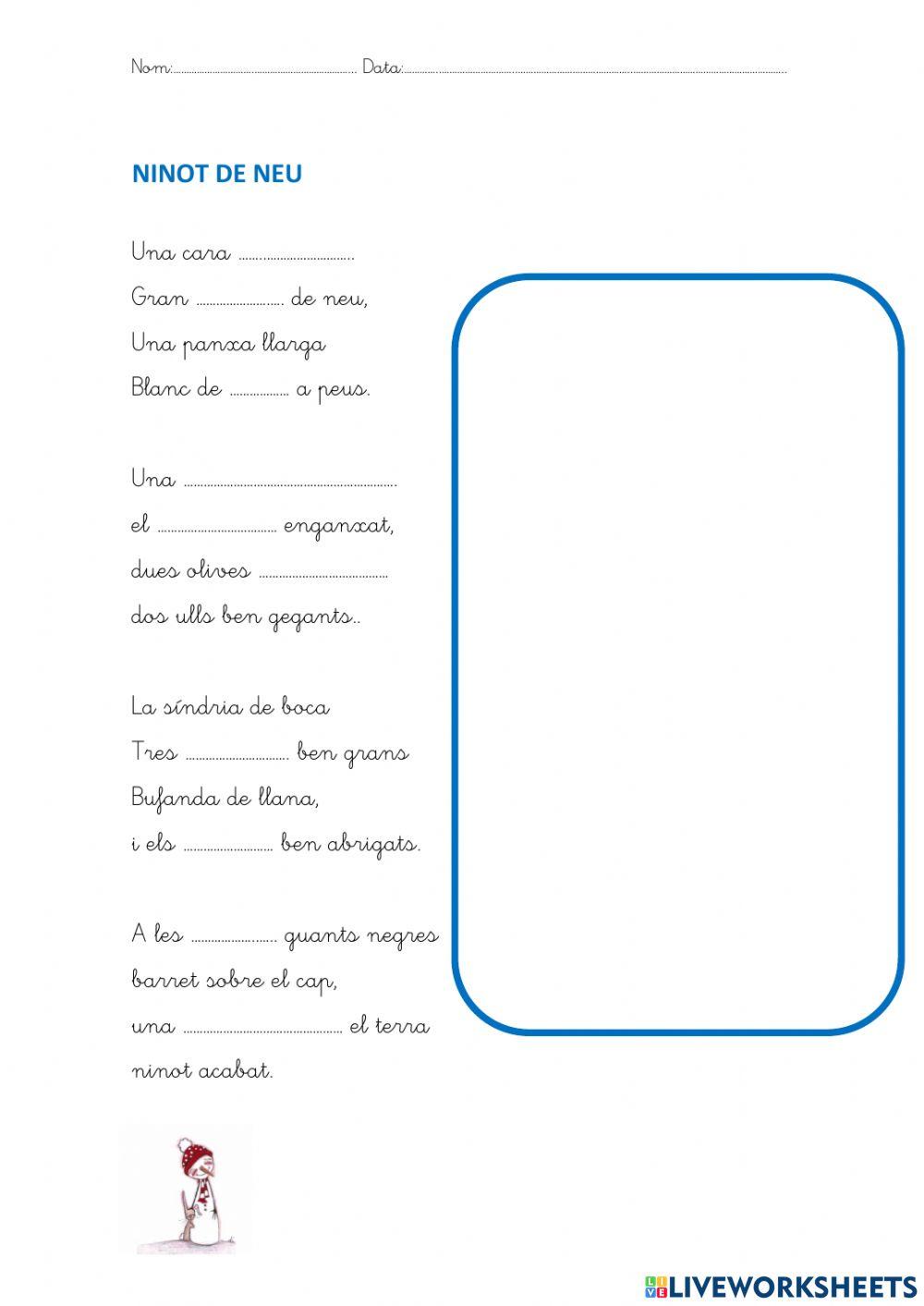 Poema Ninot de Neu
