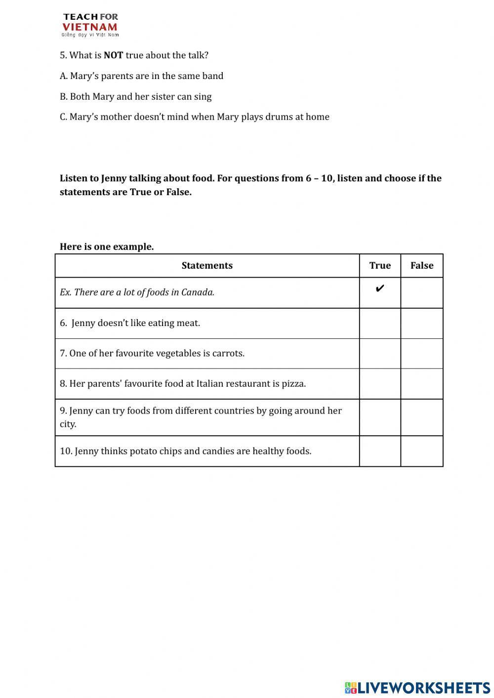 Đề KT cuối kỳ 1-lớp 7-TFV