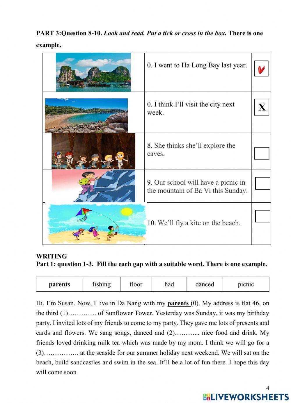 Mid-term test 1 grade 5