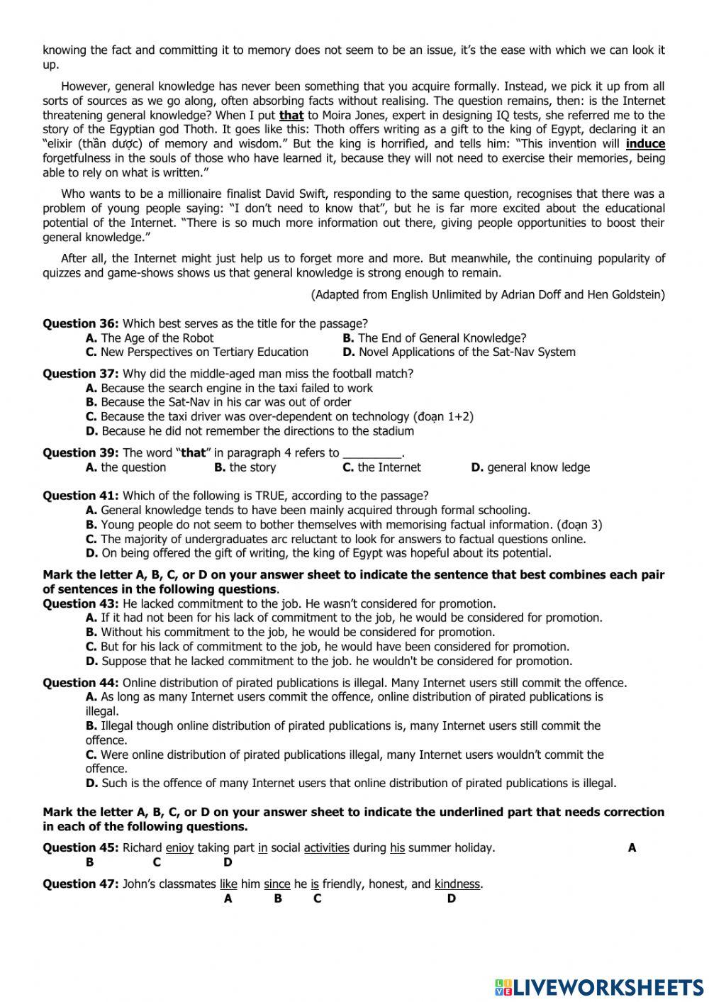 Ôn thi thpt 14-12-2021