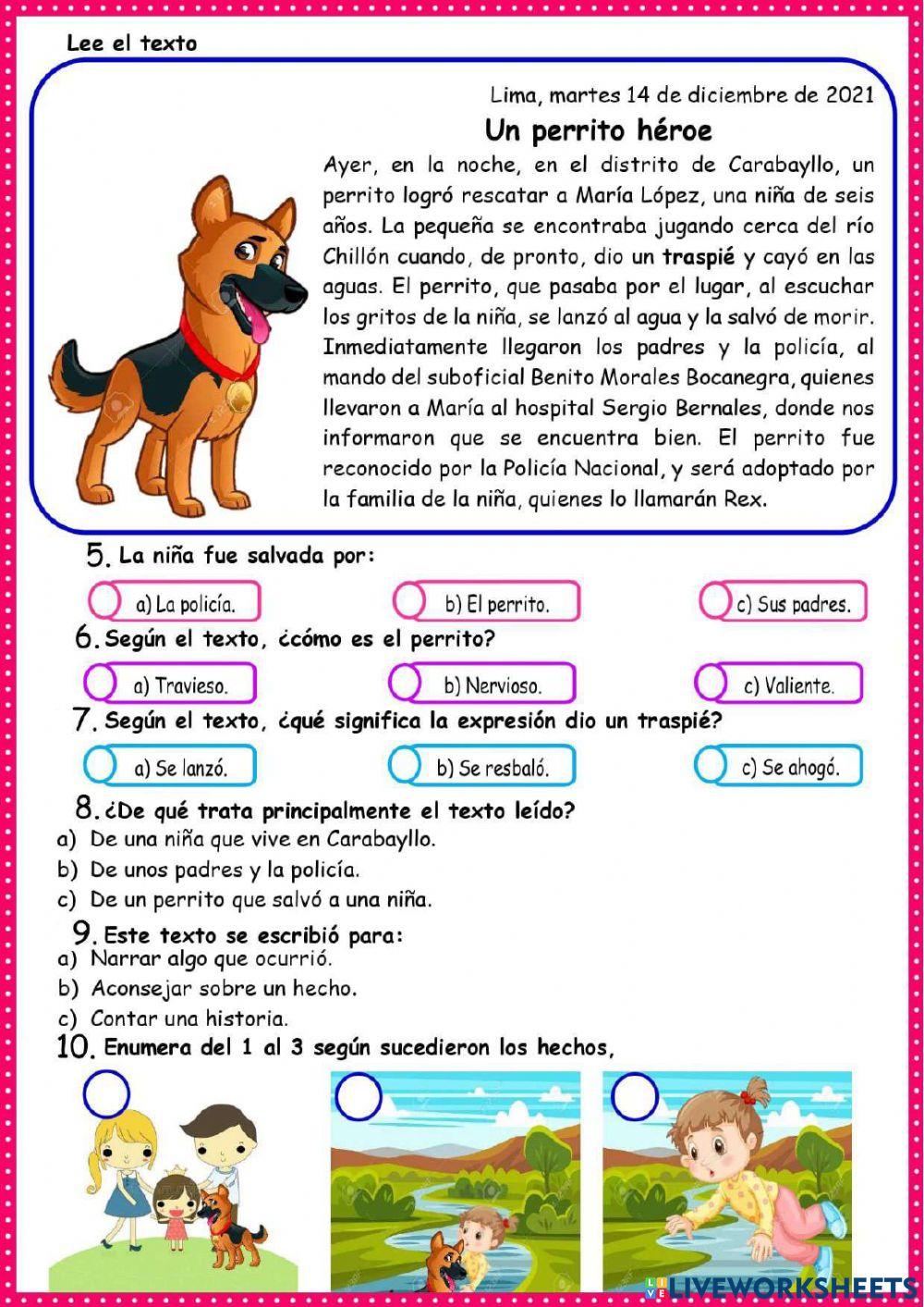 Leemos textos Leemos textos