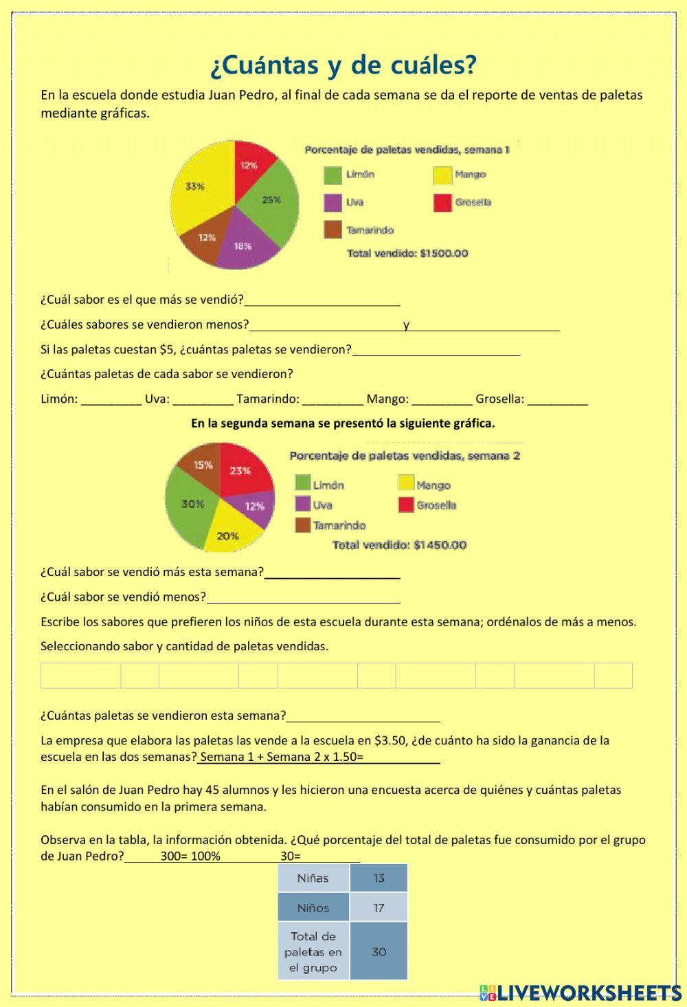 ¿Cuántas y de cuales?