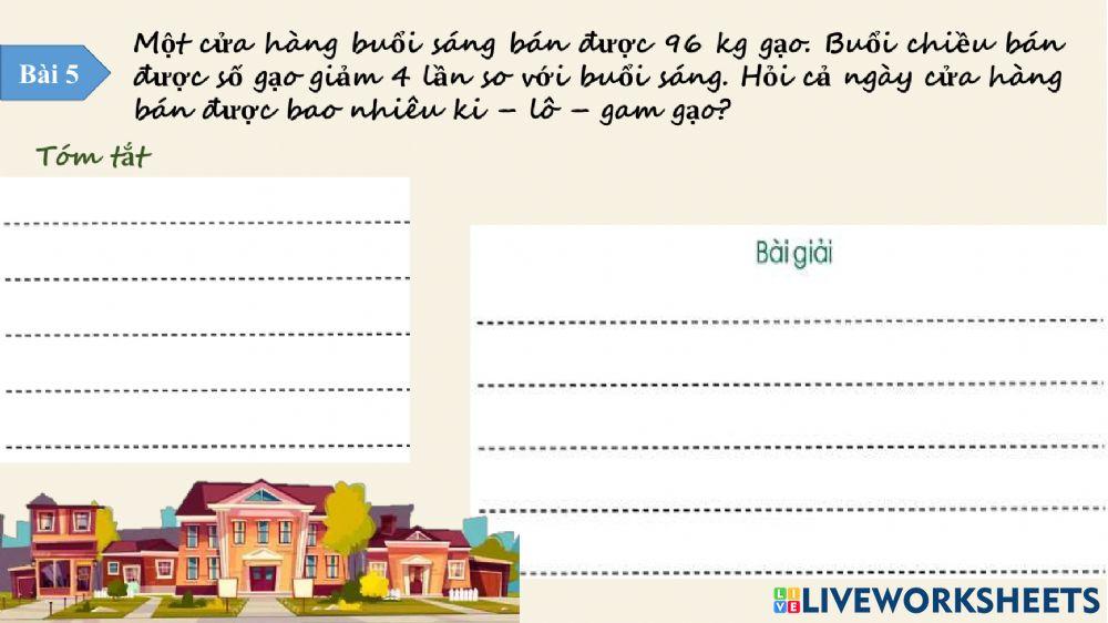 Đề ôn Toán số 1 Lớp 3A3