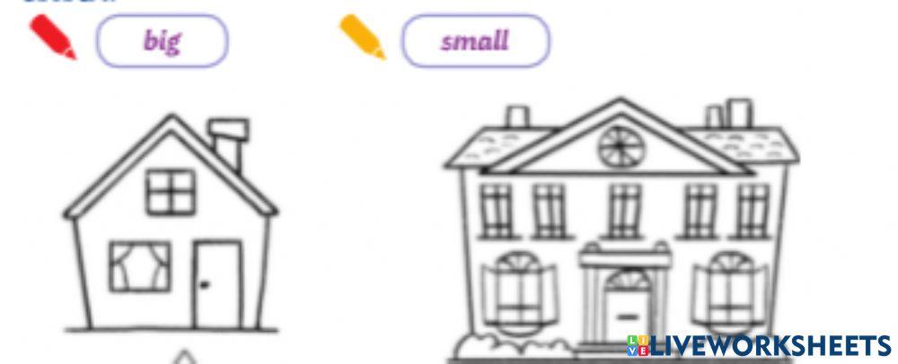 Big Small | Free Interactive Worksheets | 1731118