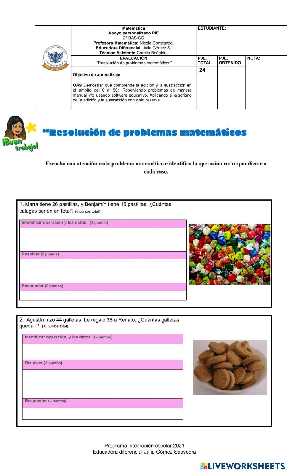 Matemática problemas