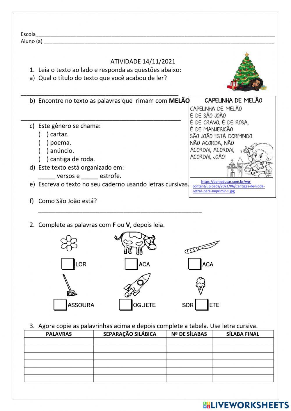 Leitura e interpretação