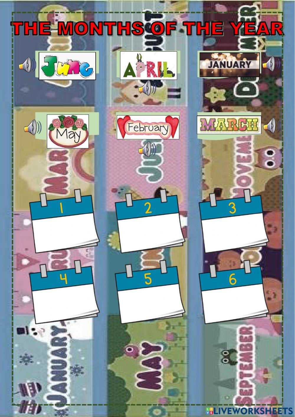 The months of the year