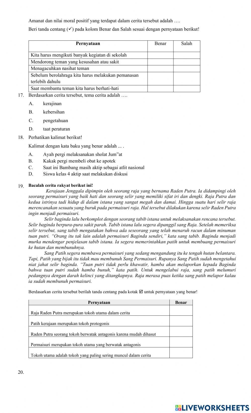 Pas 1 bahasa indonesia