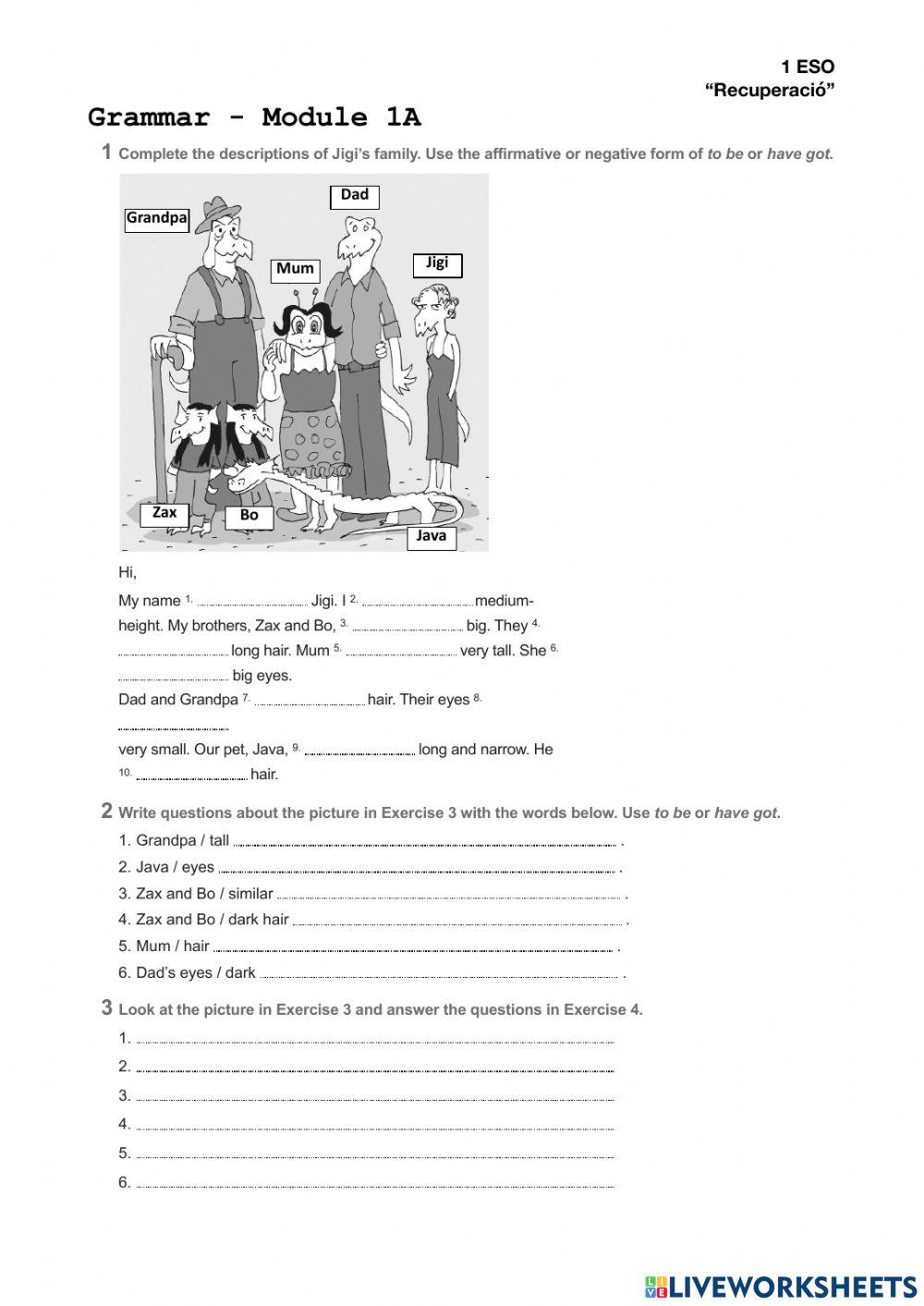 Extra Practice 1ESO Extra Practice 1ESO
