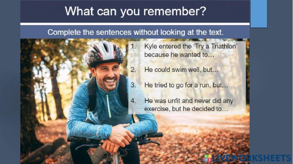 U20 L4 Writing about an achievement