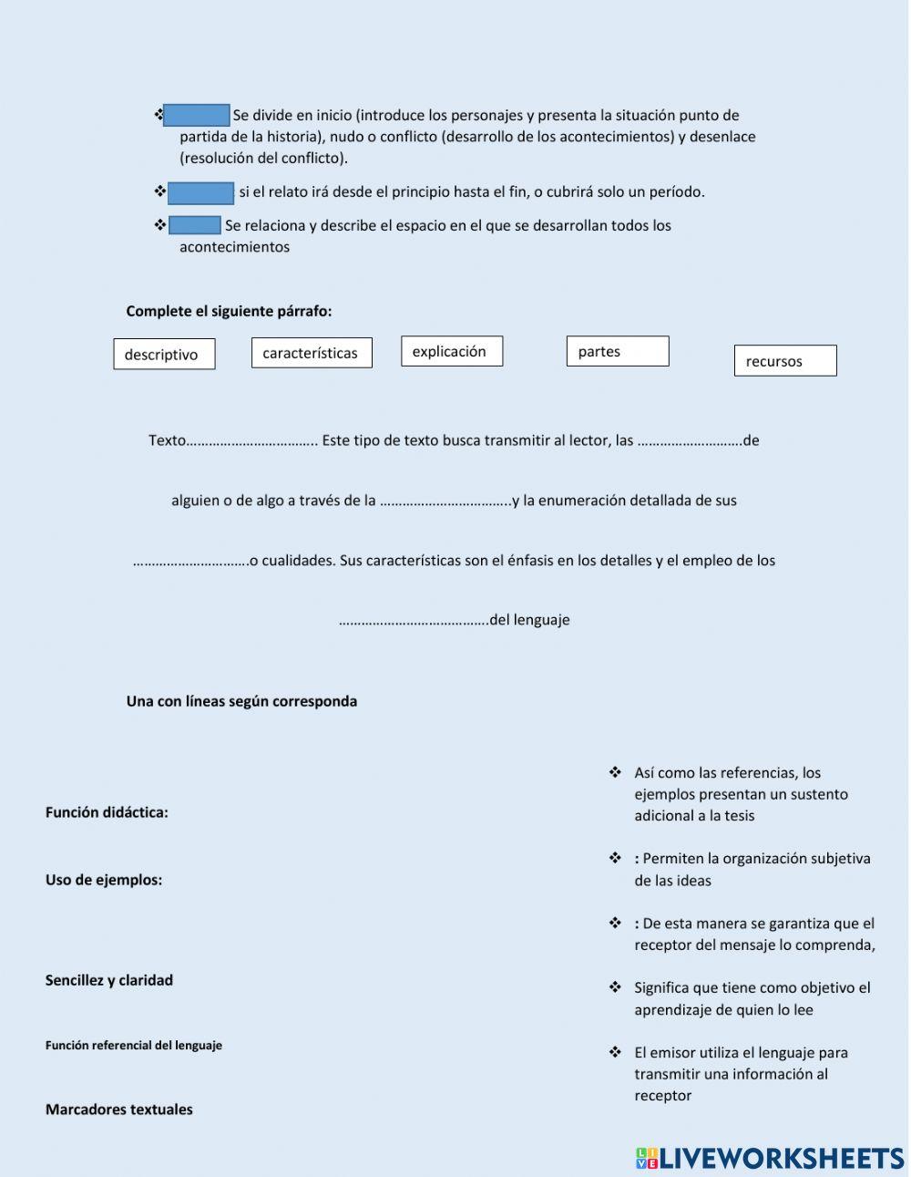 Redaccion de diferentes tipos de textos