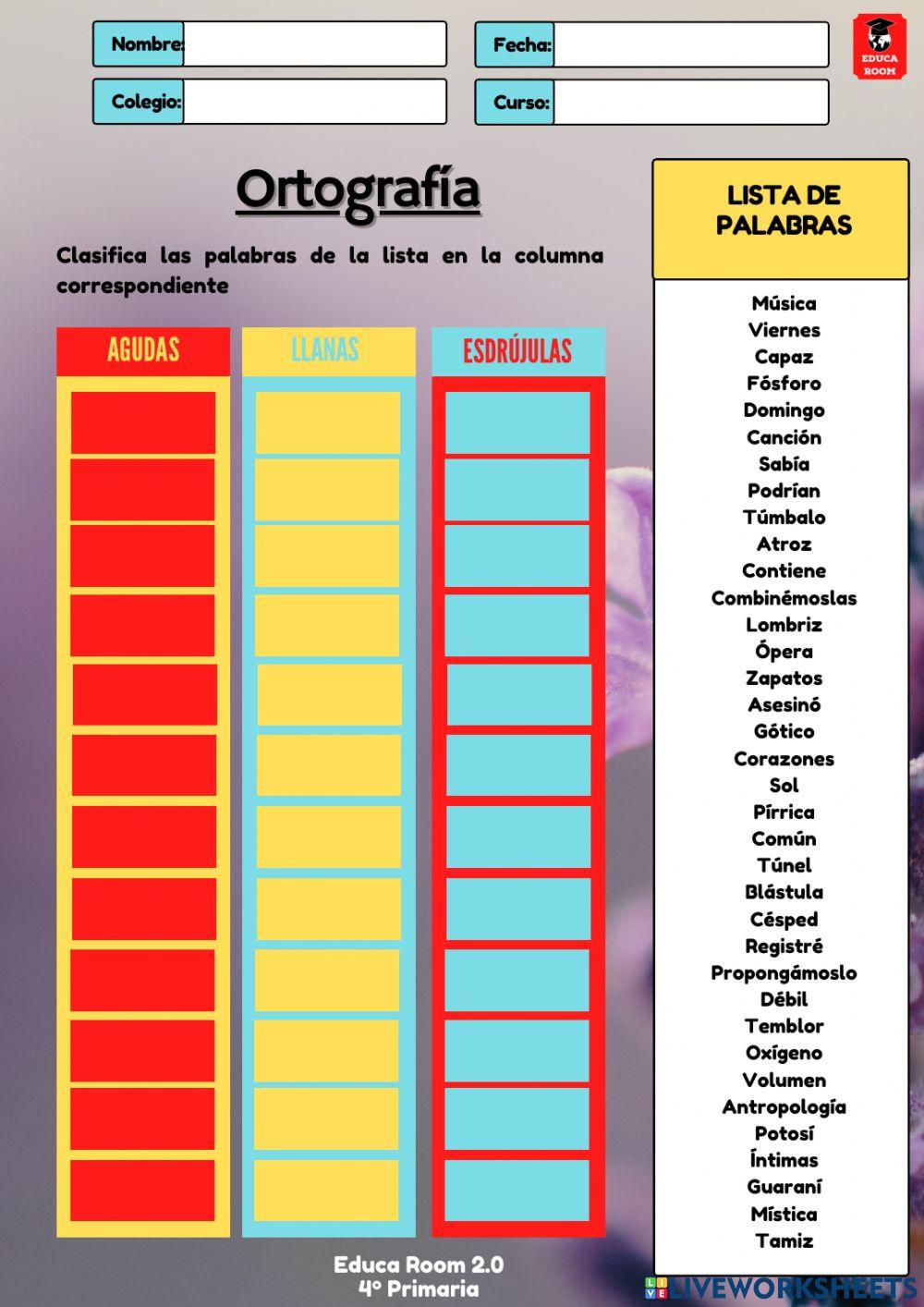4º ud3 ortografía lengua