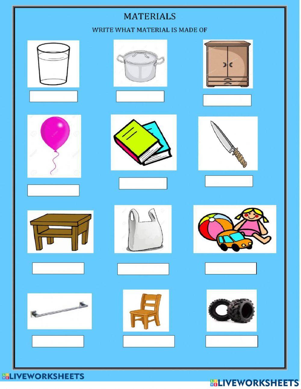 Materials Materials