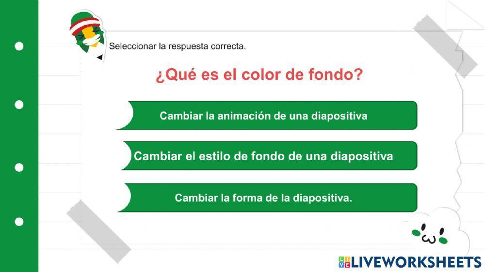 Actividad Tercero Fondo de Diapositiva